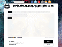 Tablet Screenshot of phutureprimitive.com